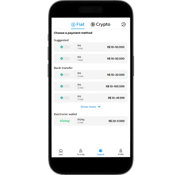 Betco Deposit and Withdrawals